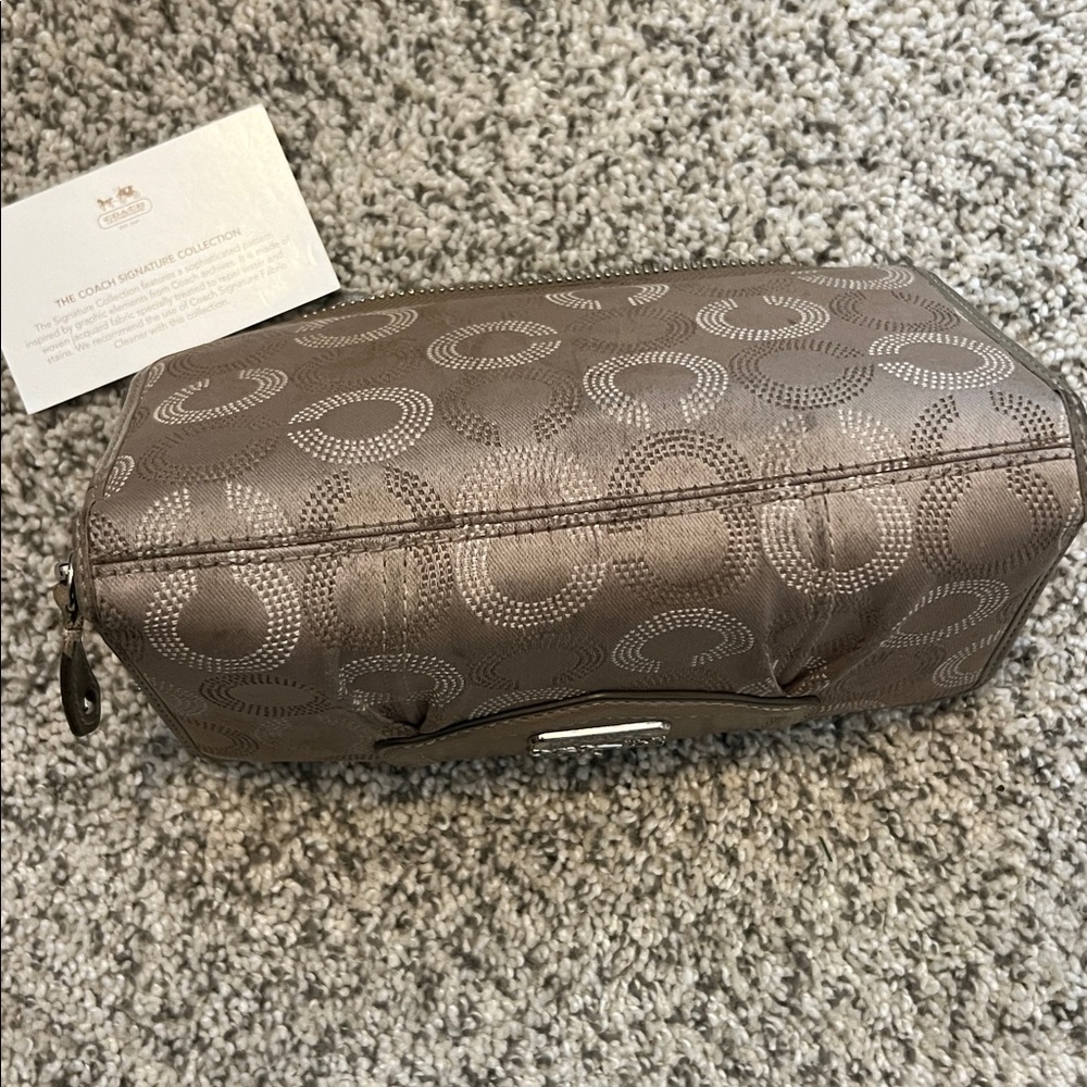 Coach Embossed Brown Wallet - Picture 5 of 8